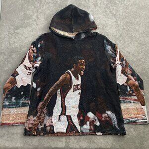 Team US Sports Club Hoodie Mens S Milwaukee Bucks Jennings Giannis Knitwear